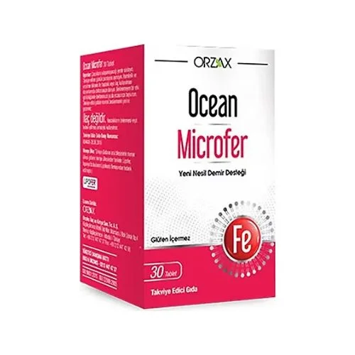 Ocean Microfer Takviye Edici Gıda 30 Tablet