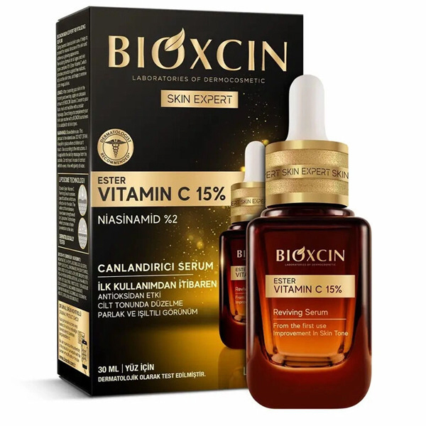 Bioxcin Skin Expert Vitamin C 15% Canlandırıcı Serum 30 ml 4 bioxcin ester vitamin c canlandirici serum 30 ml 68256 30 B