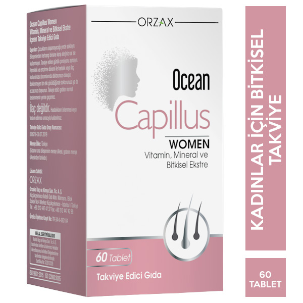 Orzax Ocean Capillus Women 60 Tablet 2 orzax ocean capillus women 60 tablet 64279 22 B