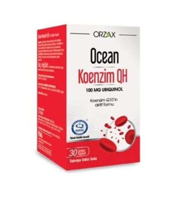 Ocean Orzax Koenzim Qh Vitamin 100 mg 30 Kapsül