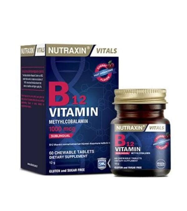 Nutraxin B12 Vitamini (1000 Mcg) - Dil Altı Tableti