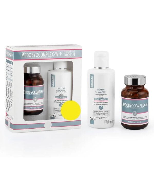 Dermoskin Medobyocomplex W Kadın 60 Kapsül + Biotin Şampuan 200 ml