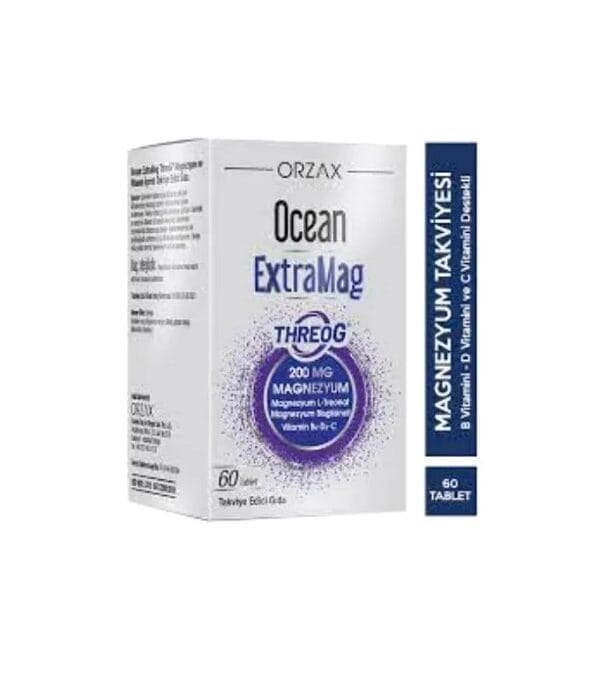 Ocean Extramag Threog Vitamin 200 Mg 60 Tablet