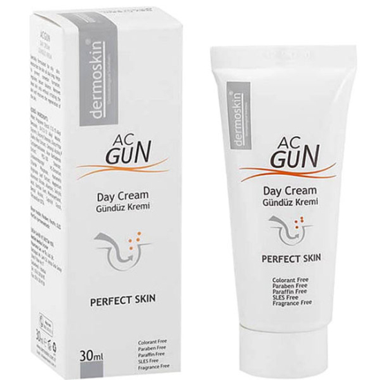 Dermoskin Acgun Nemlendirici Gündüz Kremi 30 ML 2 acgun onarici gunduz kremi 30 ml 58868 11 O