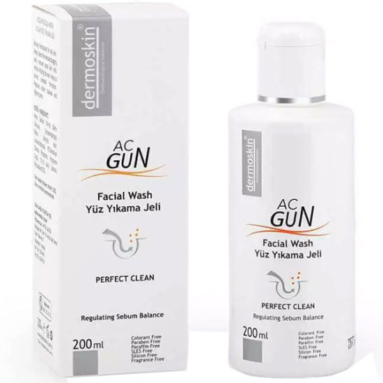 Dermoskin Acgun Yüz Yıkama Jeli 200 ML 4 acgun yuz yikama jeli 200ml 58863 11 O
