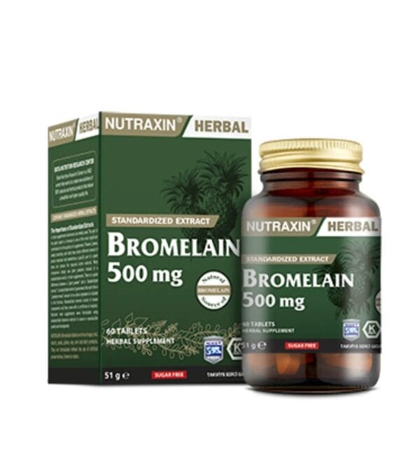 Nutraxin Bromelain Vitamin 60 Kapsül