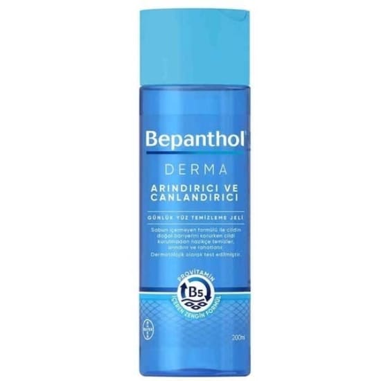 Bepanthol Derma Arındırıcı ve Canlandırıcı Yüz Temizleme Jeli 200 ml 2 bepanthol derma arindirici ve canlandirici yuz temizleme jeli 200 ml 52985 25 O