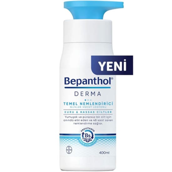 Bepanthol Derma Yoğun Nemlendirici Losyon 400 ml 2 bepanthol derma temel nemlendirici gunluk vucut losyonu 400 ml 61305 27 O