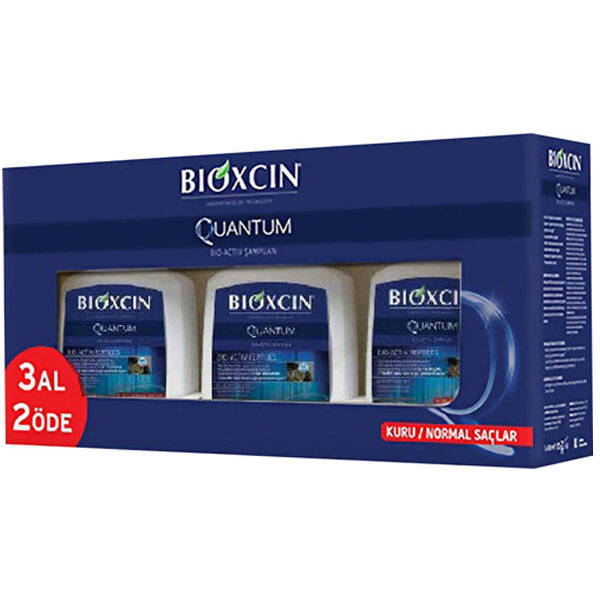 Bioxcin Quantum Normal ve Kuru Saçlar için Şampuan 3 x 300 ml 2 Bioxcin Quantum