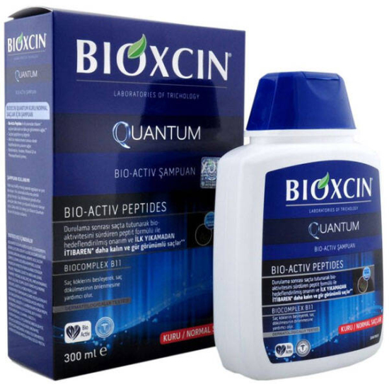 Bioxcin Quantum Normal ve Kuru Saçlar İçin Şampuan 300 ml 2 bioxcin quantum kuru ve normal saclar icin sampuan 300 ml dokulme onleyici 53241 19 O