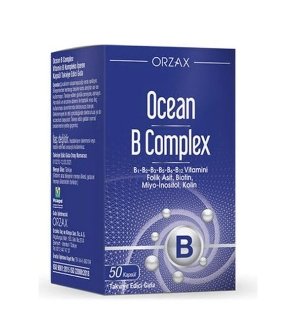 Orzax Ocean B Complex 50 Kapsül