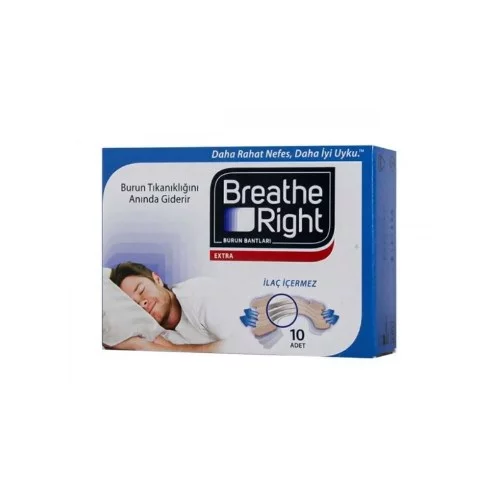 Breathe Right Extra Burun Bandı 10 Adet