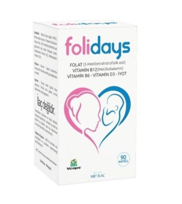 Nbt İlaç Folidays Vitamin 90 Kapsül