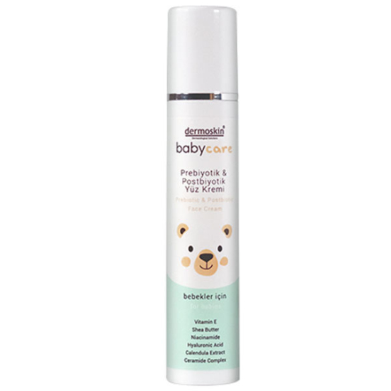 Dermoskin BabyCare Prebiyotik ve Postbiyotik Yüz Kremi 50 ml 4 dermoskin babycare prebiyotik ve postbiyotik yuz kremi 50 ml 58896 23 O