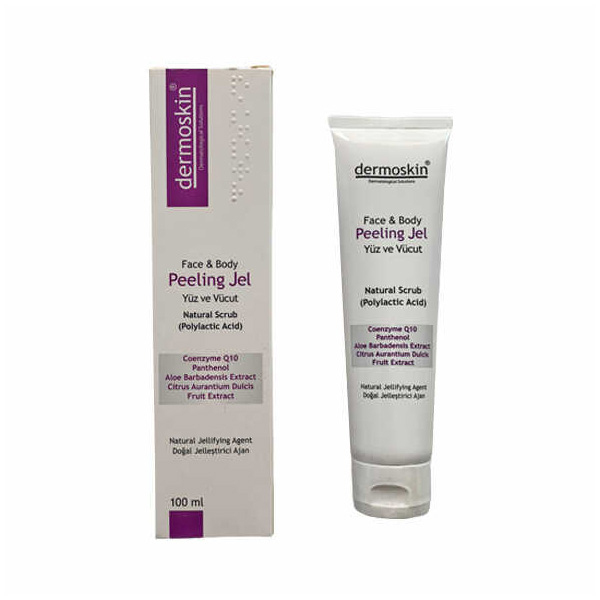 Dermoskin Face And Body Peeling Gel 100 ML 2 dermoskin face body peeling gel 100 ml 64772 18 B