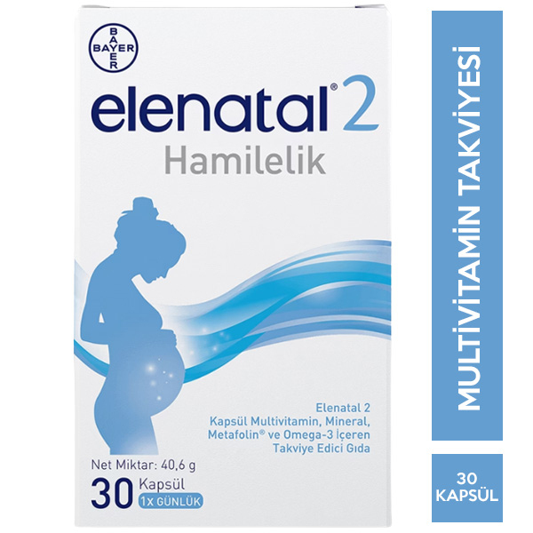 Elenatal 2 Takviye Edici Gıda 30 Tablet 2 elenatal 2 takviye edici gida 30 tablet 63409 24 B