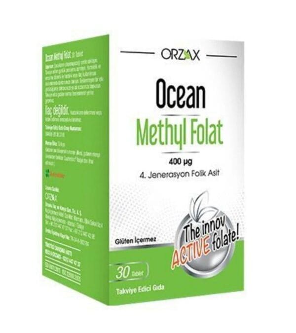 Ocean Orzax Methyl Folat Vitamin 30 Tablet