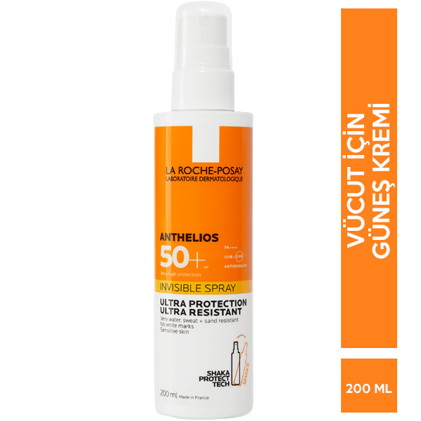 La Roche Posay Anthelios SPF50+ Invisible Spray 200 ml 2 la roche posay anthelios ultra light sprey spf 50 200 ml 63539 22 B