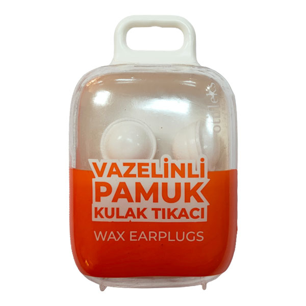 Otiflex Vazelinli Pamuk Kulak Tıkacı 2'li 2 otifleks vazelinli pamuk kulak tikaci 2 adet 66487 29 B