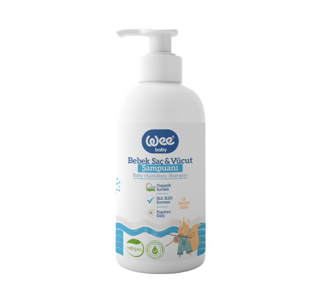 Wee Baby Bebek Saç Ve Vücut Şampuanı 500 ml 4 wee baby sampuan 500 ml 032042 2614