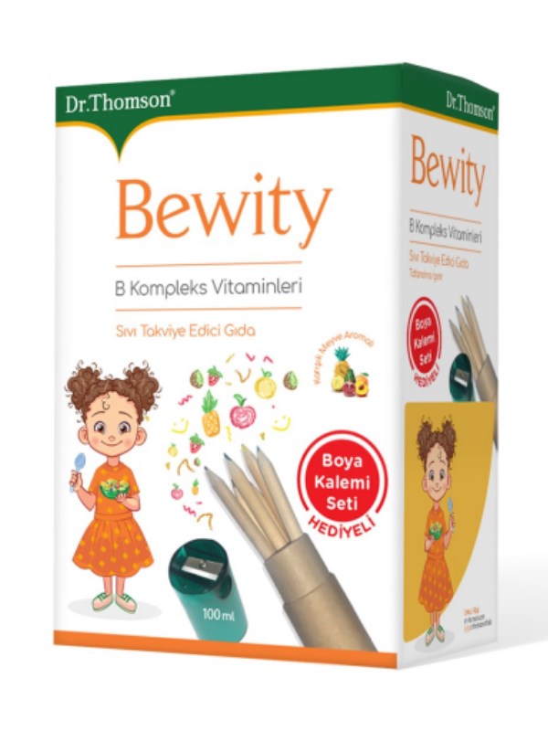 Dr. Thomson Bewity B Kompleks Şurup 100 ml Boya Kalemi Seti Hediyeli