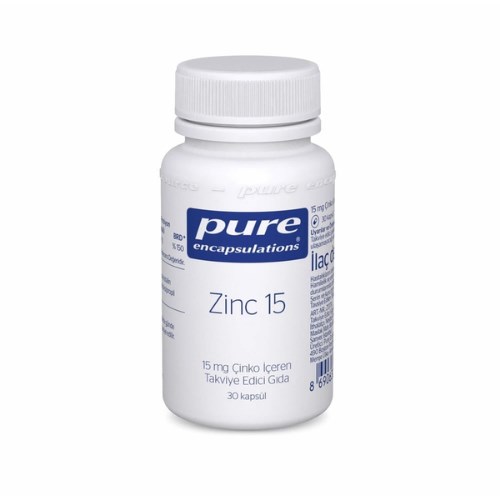 Pure Zinc 15 mg 30 Kapsül 1 e8bd428d01024705a20c56f0c2e30b84