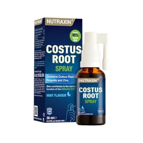 Nutraxin Costus Root Spray 30 Ml - Kusti Hindi Boğaz Spreyi