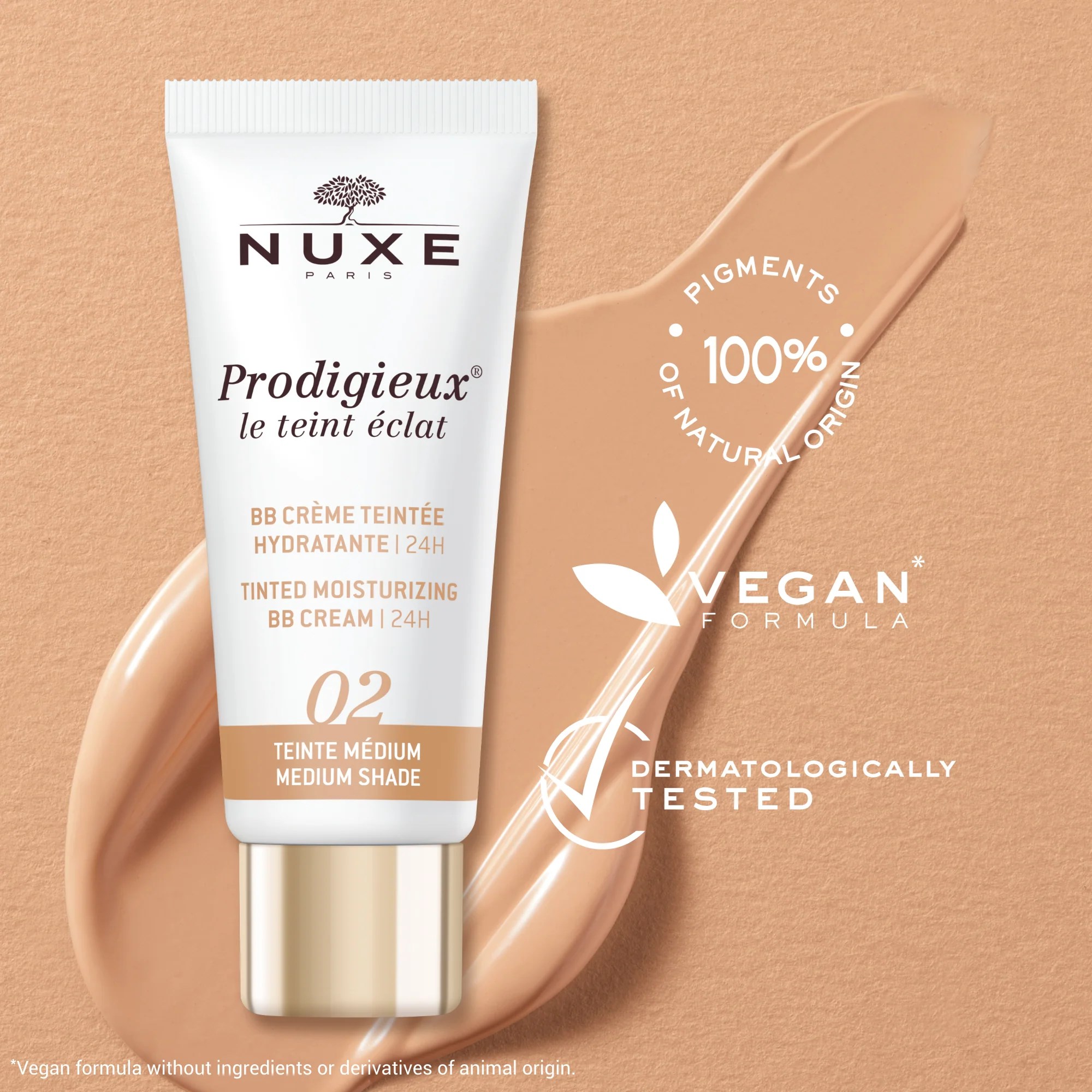 Nuxe Prodigieux Tinted Moisturizing BB Cream - 02 30 ml 1 8a6206cf65d94a508d4aa694699e7a1b